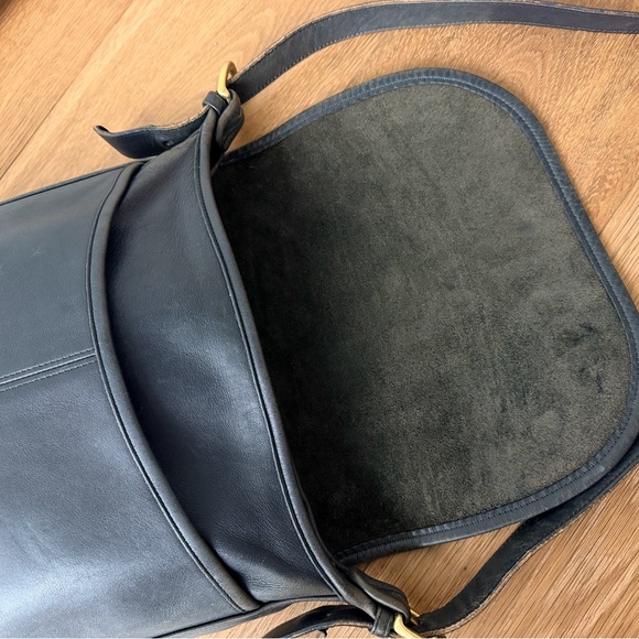 Vintage Coach Whitney Bag Navy Blue - Picture 5 of 10